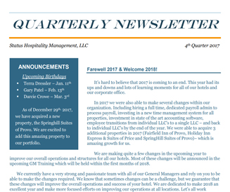 newsletter